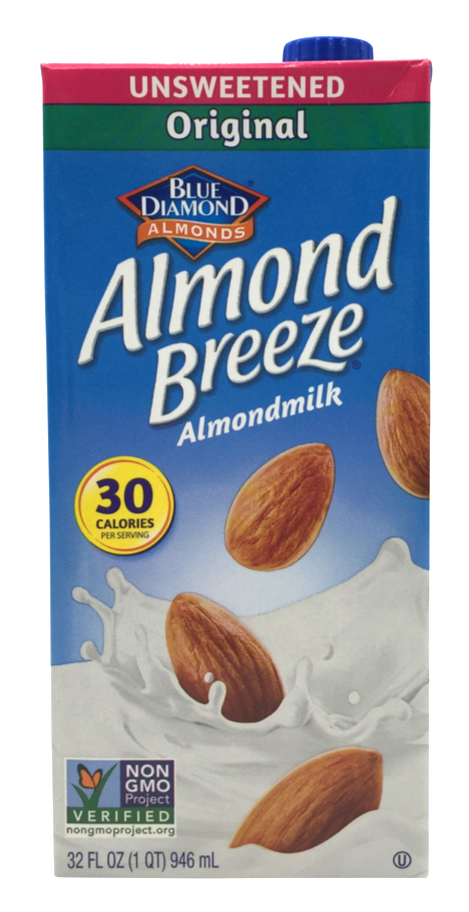 블루다이아몬드 Blue Diamond Non-GMO 슈가/카라지난-프리 아몬드 우유 946ml