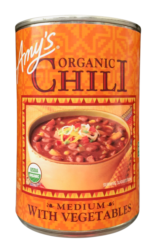 에이미 Amy's 유기농 글루텐/BPA-프리 야채 칠리 416g 3ct (1.24kg)