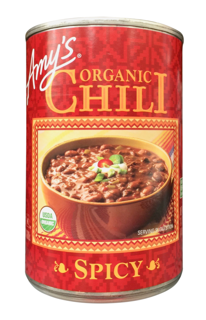 에이미 Amy's 유기농 글루텐/BPA-프리 스파이시 칠리 416g 3ct (1.24kg) 🌶