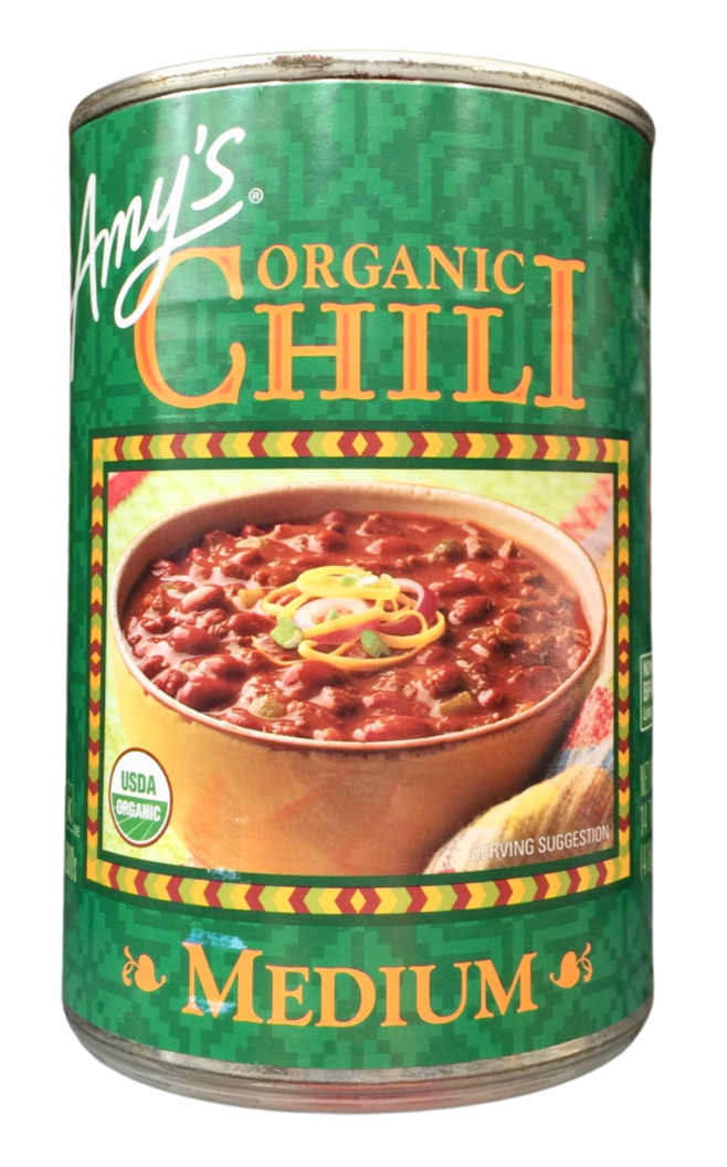 에이미 Amy's 유기농 글루텐/BPA-프리 칠리 416g 3ct (1.24kg)