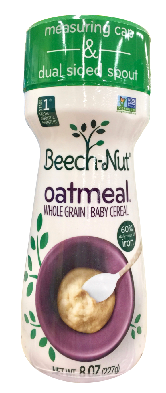 비치너트 Beech Nut 유기농/Non-GMO 통곡물 귀리 베이비 시리얼 227g