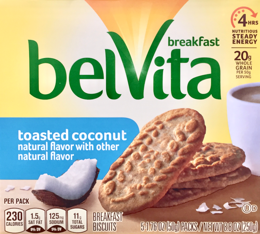 나비스코 Nabisco 벨비타 토스티드 코코넛 브랙퍼스트 쿠키 5ct (250g)