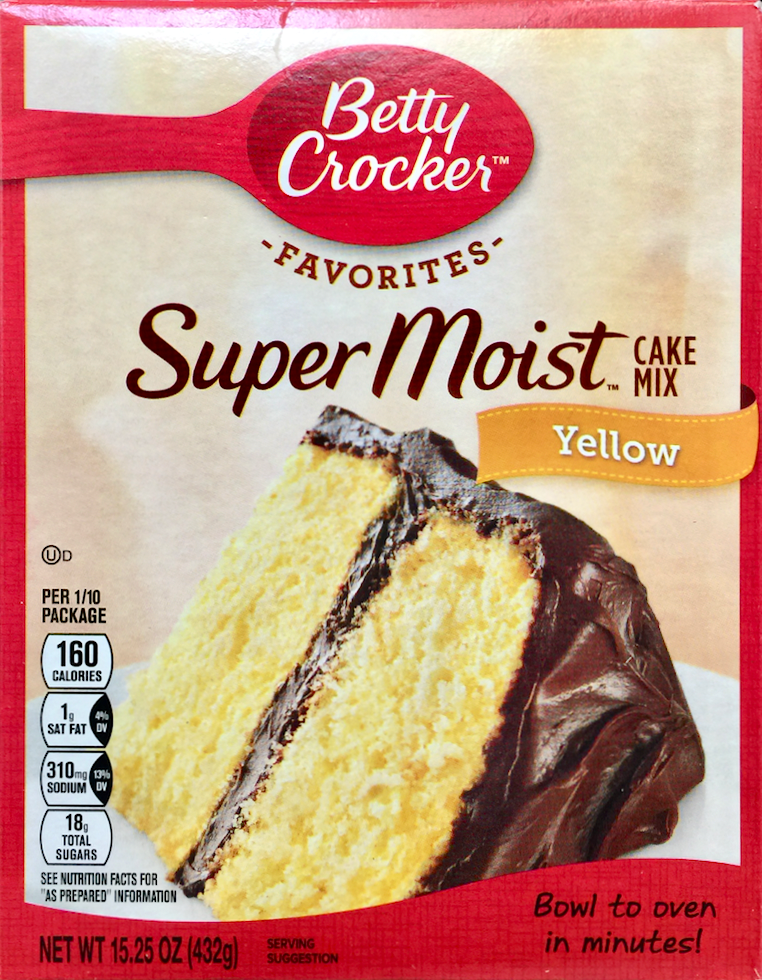 제너럴밀즈 General Mills 베티크로커 옐로우 케이크 믹스 432g