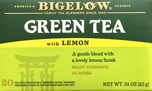 비글로 Bigelow Non-GMO 레몬 녹차 20티백