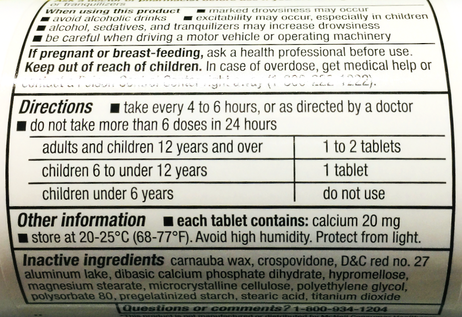 6+ 버클리젠슨 디펜하이드라민 25mg 알러지 릴리프 400정