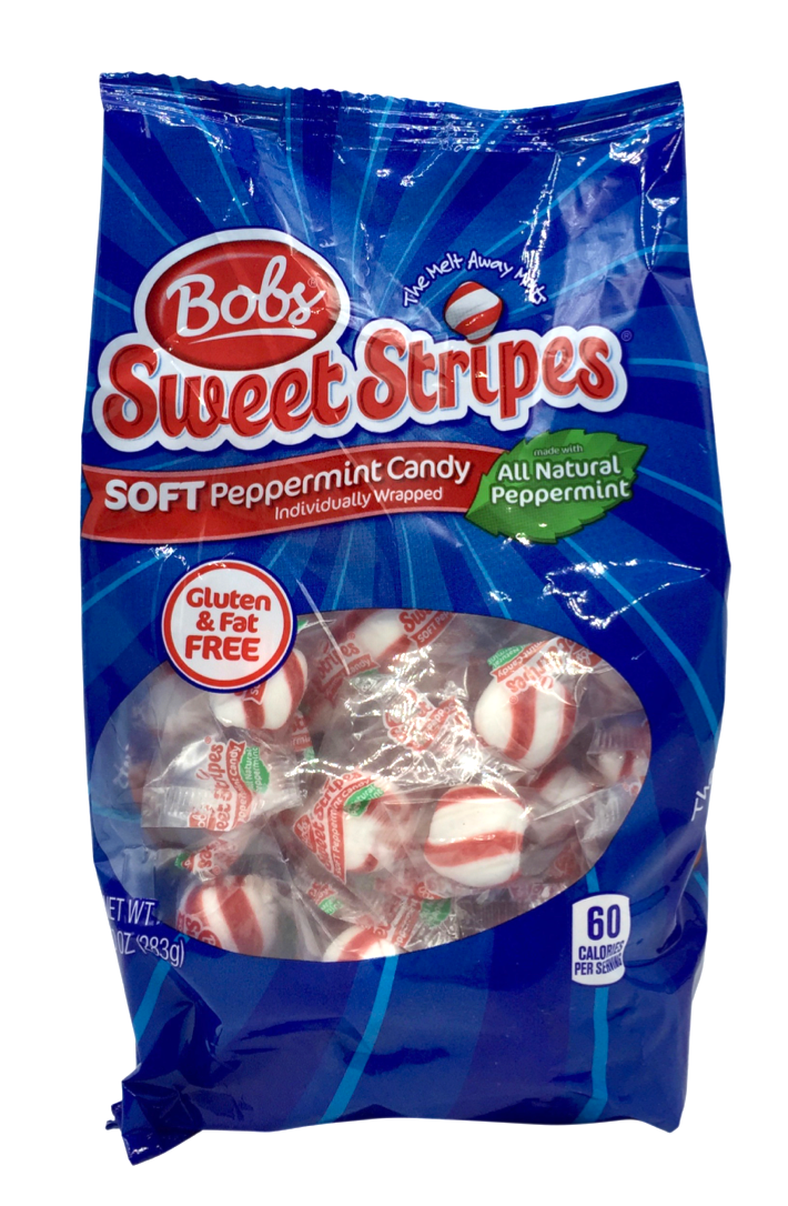 밥스 Bob's 스위트 스트라이프 소프트 페퍼민트 캔디 283g