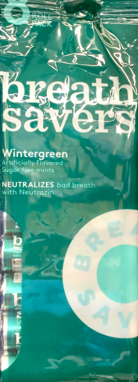 허쉬 슈가-프리 브레스세이버 윈터그린 12pc 8롤 (96pc)