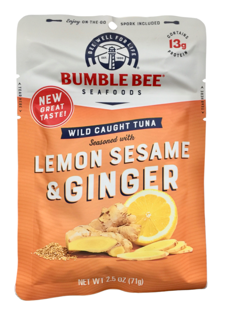 범블비 Bumble Bee 레몬 세사미 & 진저 참치 파우치 71g 6ct (426g)