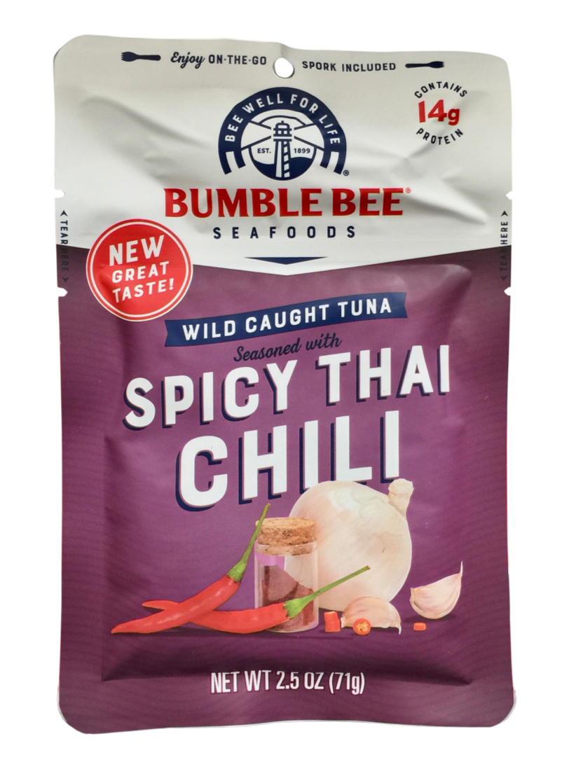 범블비 Bumble Bee 스파이시 타이 칠리 참치 파우치 71g 6ct (426g) 🌶