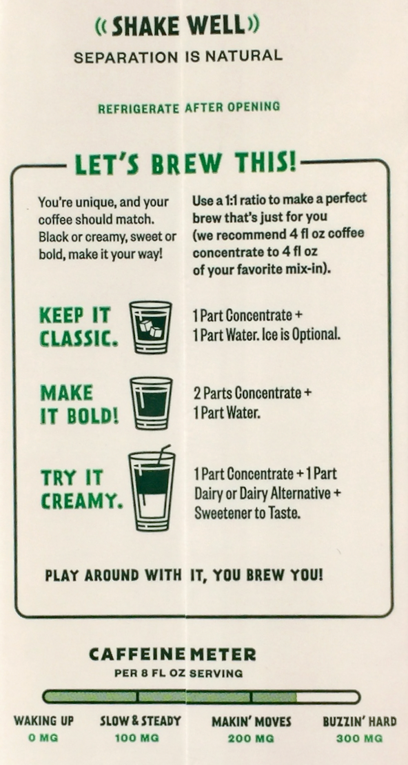 카멜레온 Chameleon 유기농 콜드브루 블랙 농축 커피 948ml