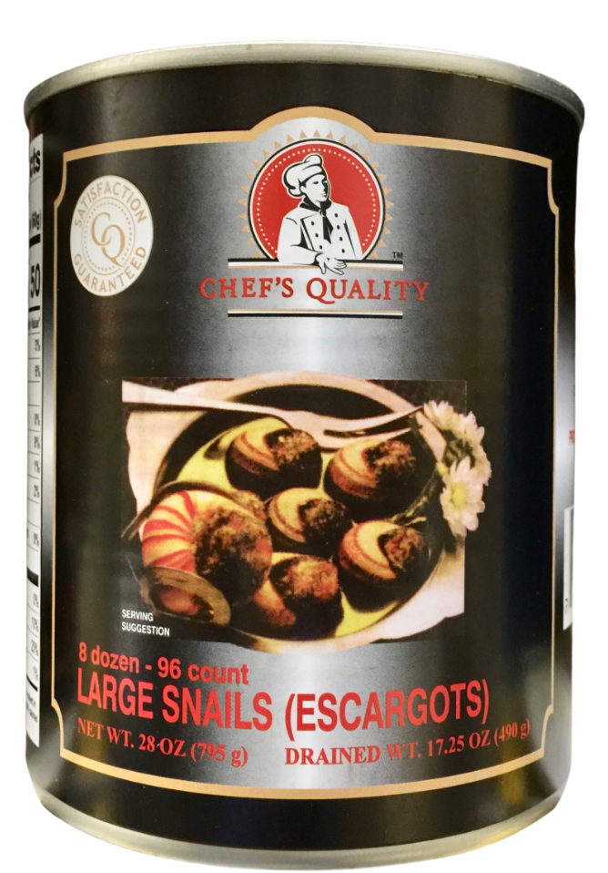 쉐프퀄리티 Chef's Quality 식용 달팽이/에스카르고 96pc (795g)
