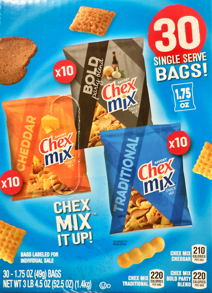 제너럴밀즈 General Mills 첵스믹스 3가지맛 46g 30팩 (1.4kg)