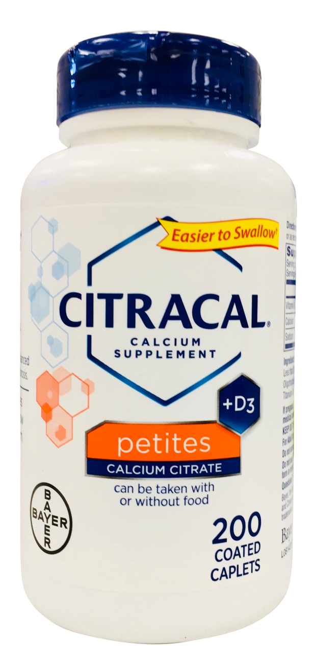 바이엘 시트라칼 쁘티 칼슘 200mg 200정