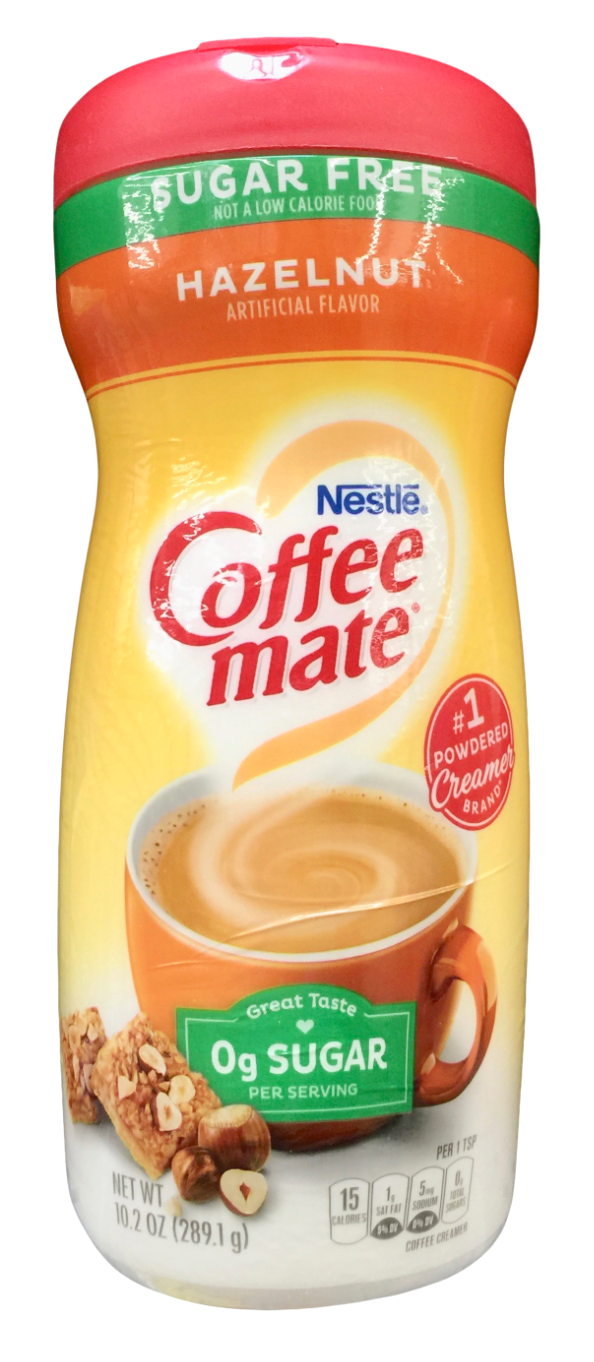 네슬레 Nestle 슈가-프리 헤이즐넛 분말 크리머 289g