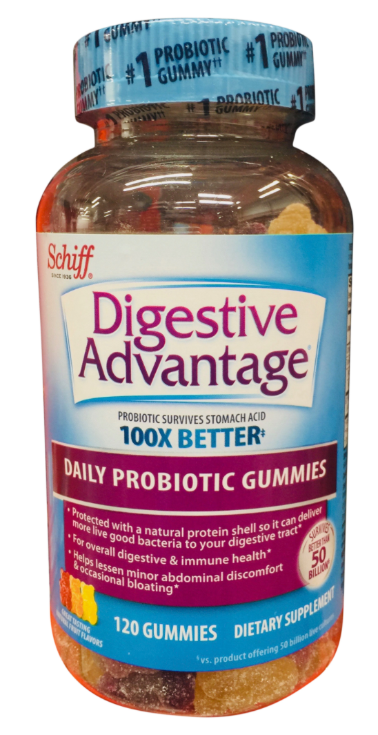 3+ 쉬프 Shiff 다이제스티브 어드밴티지 유산균 거미 120정