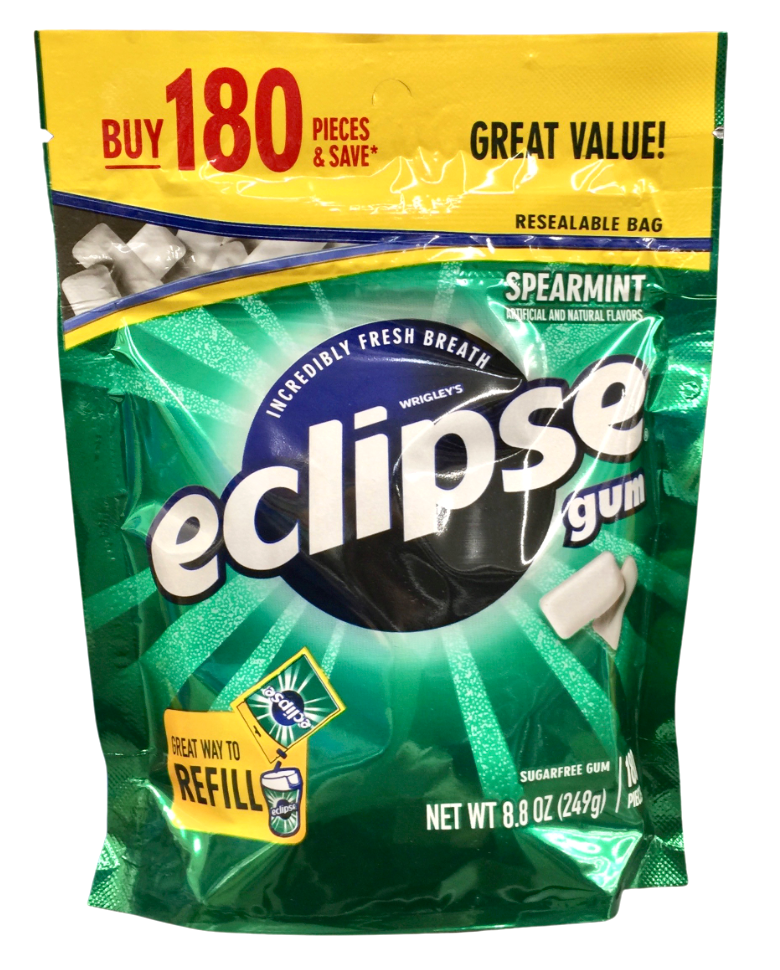 이클립스 Eclipse 스피어민트 무설탕 껌 180pc