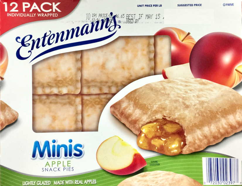 엔텐만 Entenmann's 미니 애플 파이 개별포장 12개 (680g)