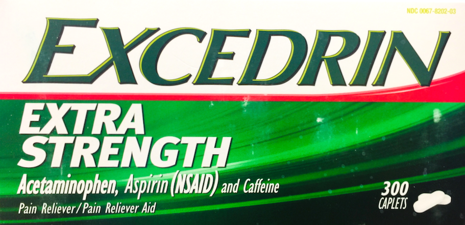 글락소스미스클라인 GSK 엑시드린 아세트아미노펜 & 아스피린 300정