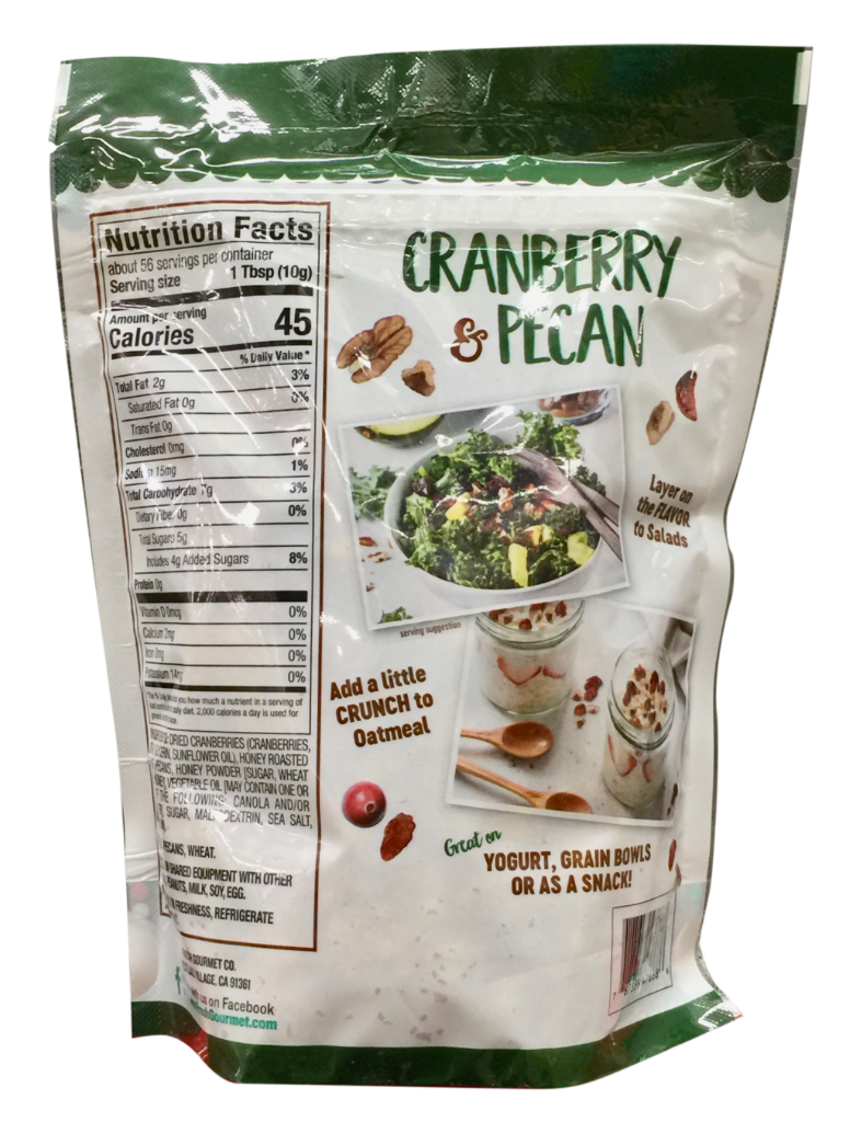 후레시고메 Fresh Gourmet 크랜베리 & 피칸 샐러드 토핑 567g