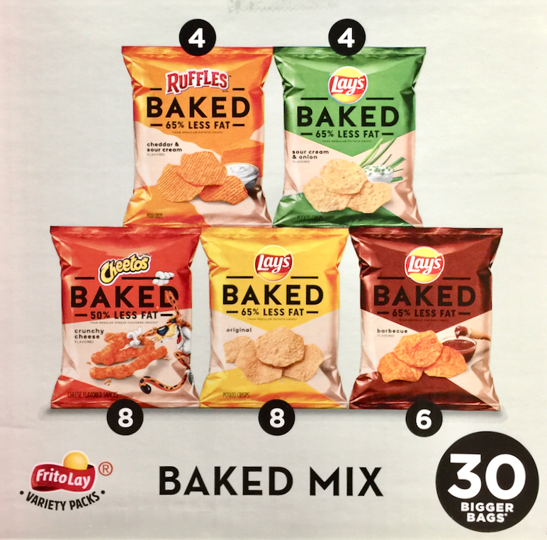 프리토레이 FritoLay 베이크드 믹스 5가지맛 30팩 (1.4kg)