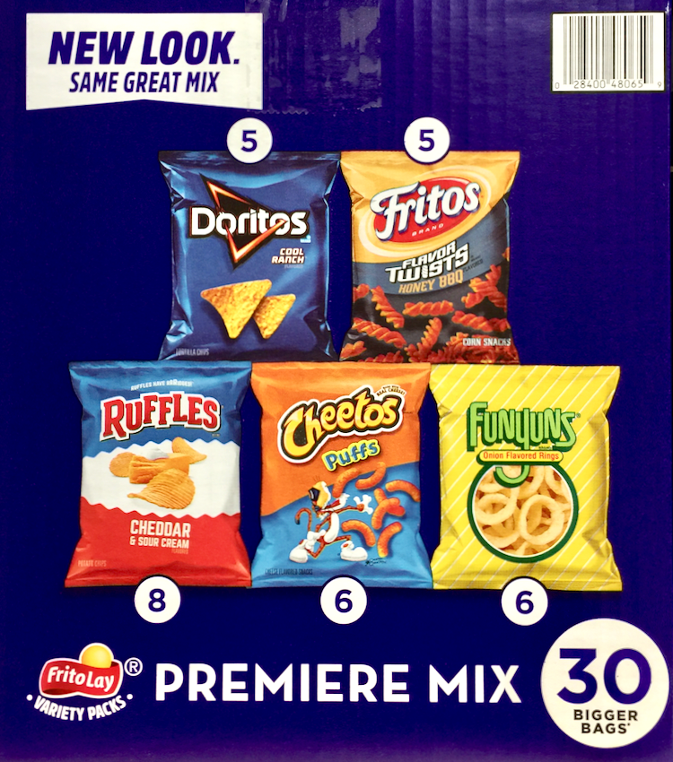 프리토레이 FritoLay 프리미어 믹스 5가지맛 30개 (1.3kg)