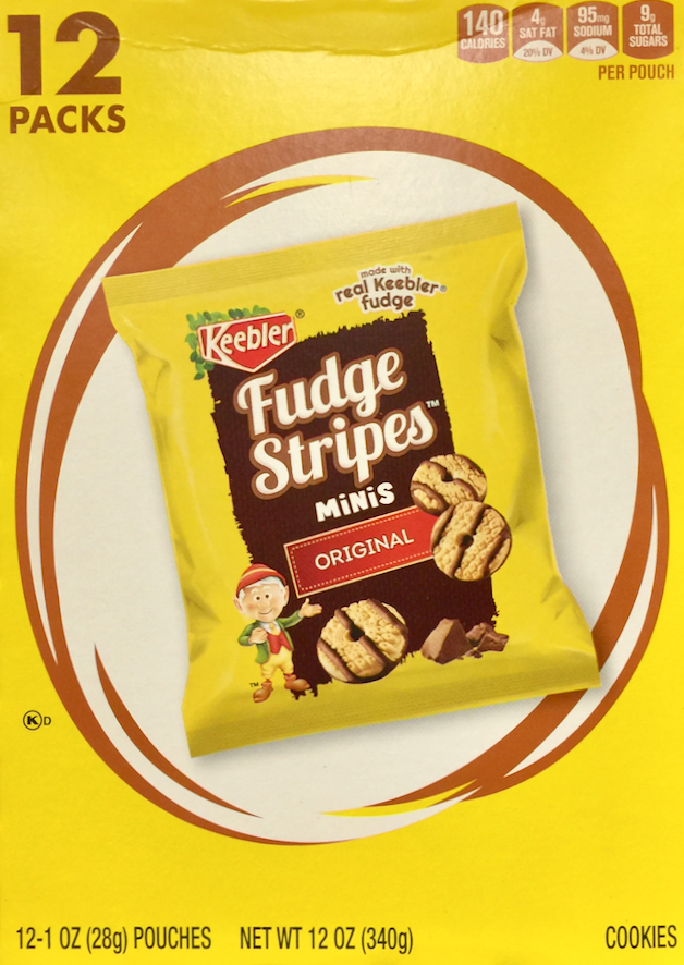 키블러 Keebler 퍼지스트라이프 미니 12팩 (340g)