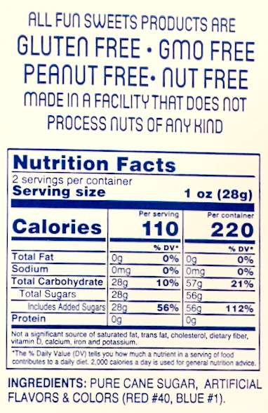 펀스위트 FunSweets GMO-프리 솜사탕 체리베리•블루라즈베리 12ct (672g)