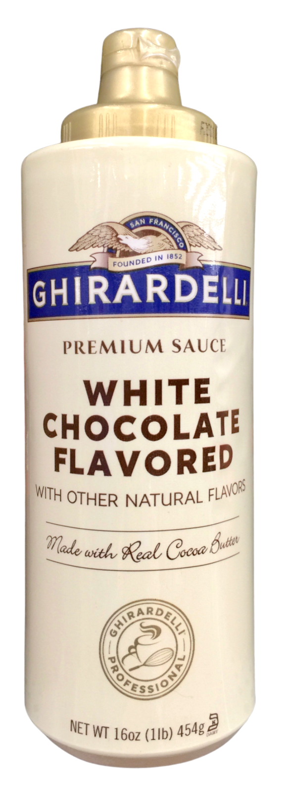 기라델리 Ghirardelli 프리미엄 화이트 초콜렛 커피 & 디저트 토핑 소스 454g