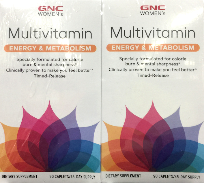 GNC 우먼즈 울트라메가 에너지 & 신진대사 멀티 90+90정 (180정)