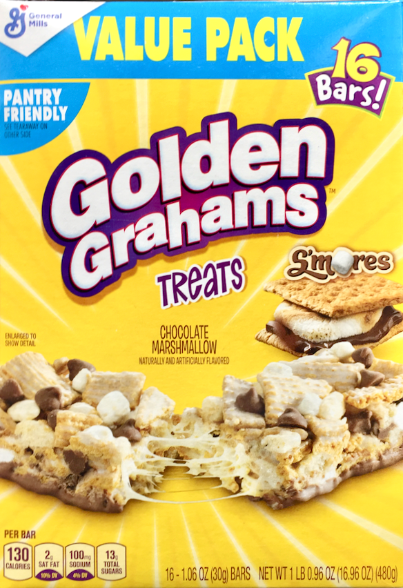 제너럴밀즈 General Mills 골든그래함 스모어즈 초콜렛 마시멜로 시리얼 바 16ct (480g)