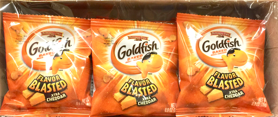 페퍼리지팜 Pepperidge Farm 골드피시 엑스트라 체다 26g 9ct (230g)