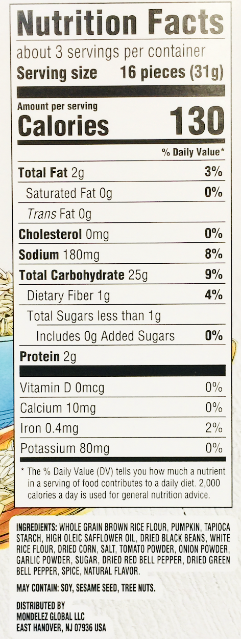 굿씬즈 Good Thins Non-GMO 슈가/글루텐-프리 가든베지 크래커 100g 2개 (200g)