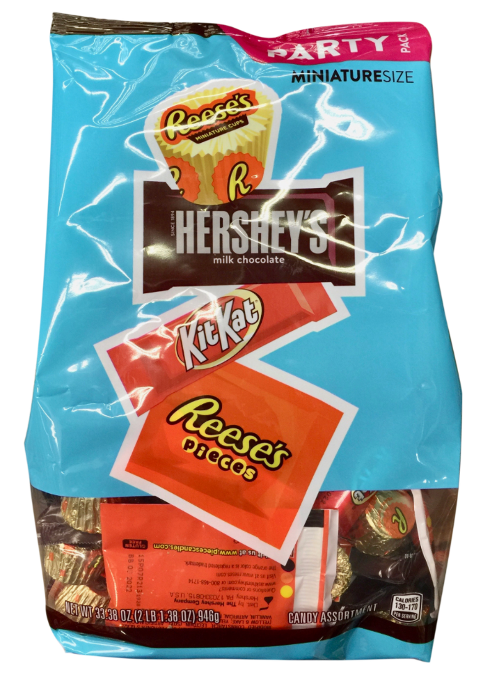 허쉬 초콜렛 4가지맛 파티팩 946g #미니사이즈