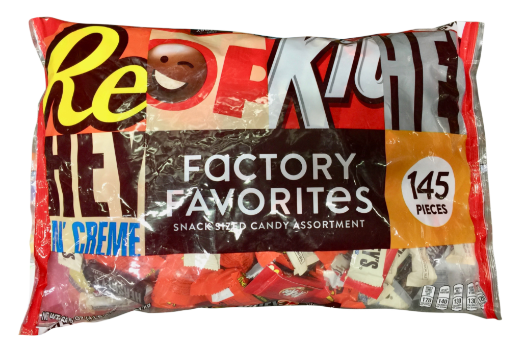 허쉬 초콜렛 5가지맛 밸류팩 팩토리패이보릿 155pc (1.94kg)