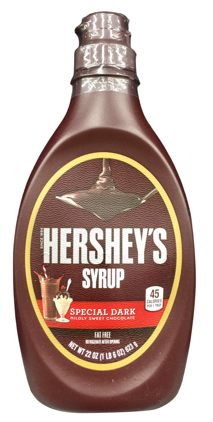 허쉬 Hershey's 글루텐-프리 무지방 스페셜 다크초콜렛 시럽 623g