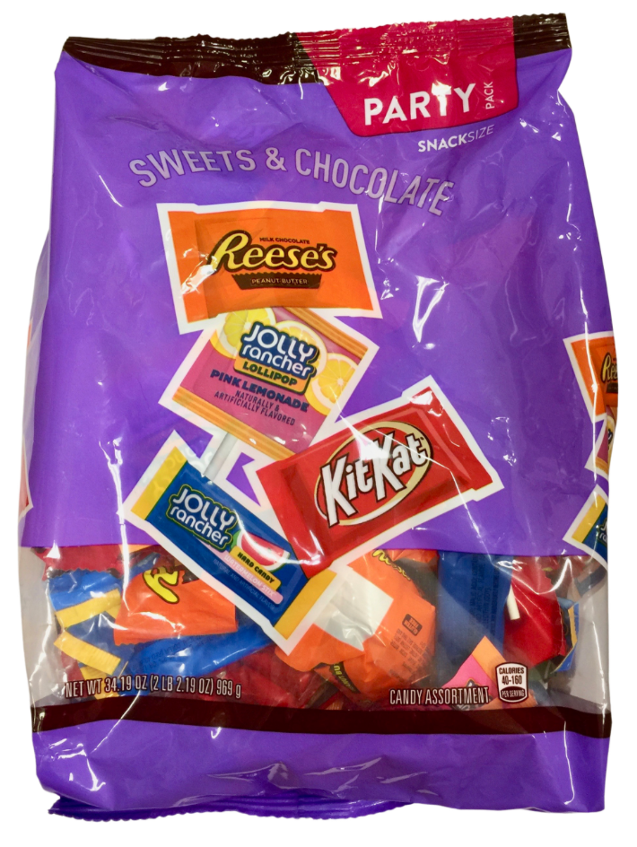 허쉬 캔디 & 초콜렛 파티팩 969g #스낵사이즈