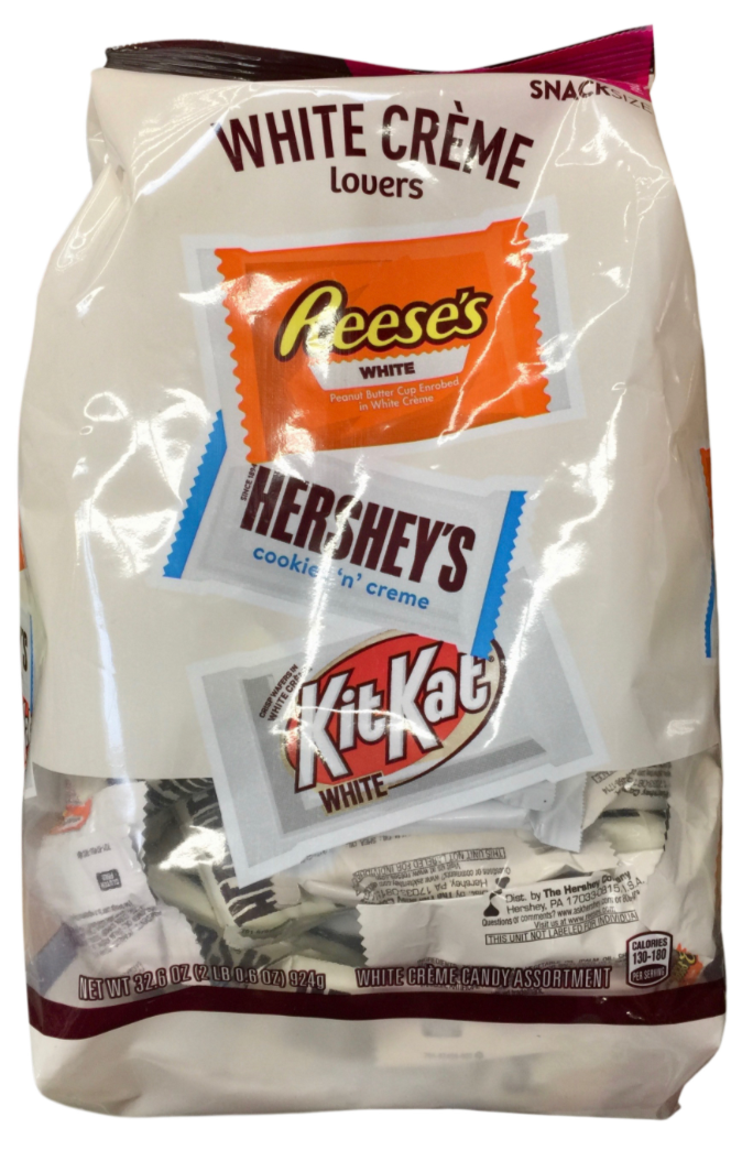 허쉬 화이트크림 러버스 초콜렛 3가지맛 파티팩 924g #스낵사이즈