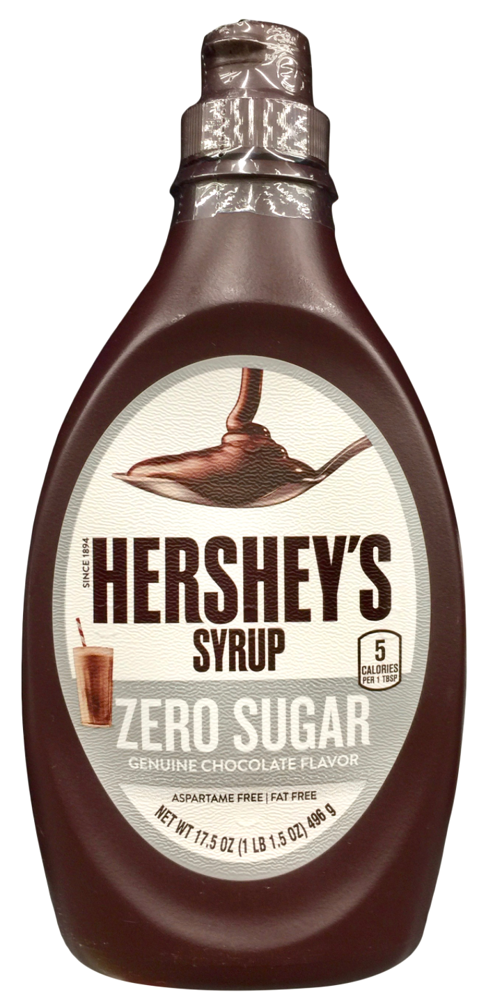 허쉬 Hershey's 제로슈가 아스파담/글루텐-프리 무지방 5칼로리 초콜렛 시럽 496g