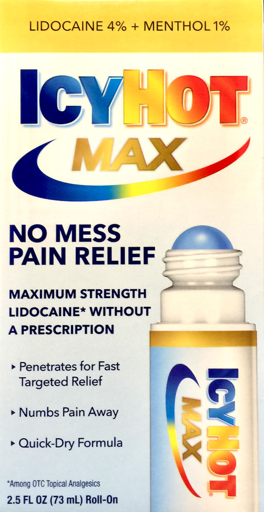 사노피 아이시핫 맥스 리도카인 롤온 73ml