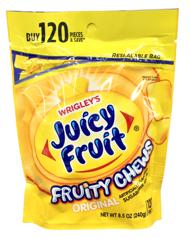 위글리 Wrigley's 주시 후르트 무설탕 껌 120pc