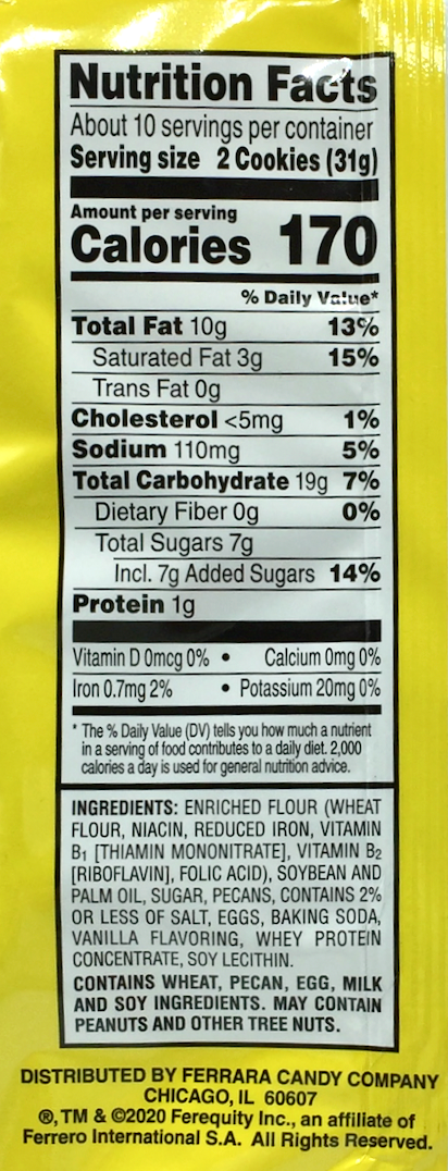 키블러 Keebler 샌디스 피칸 쇼트브레드 쿠키 320g