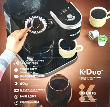 큐리그 Keurig K-듀오 커피 머신 + K-컵 12pc