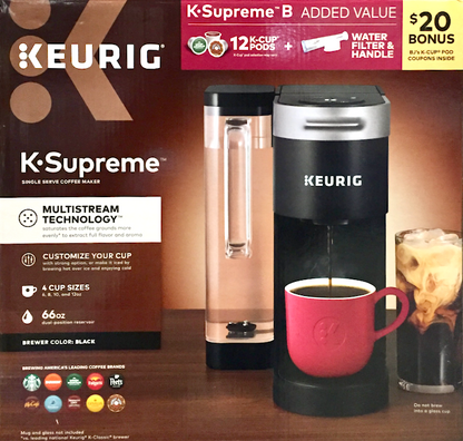 큐리그 Keurig K-수프림 커피 머신 + K-컵 24pc