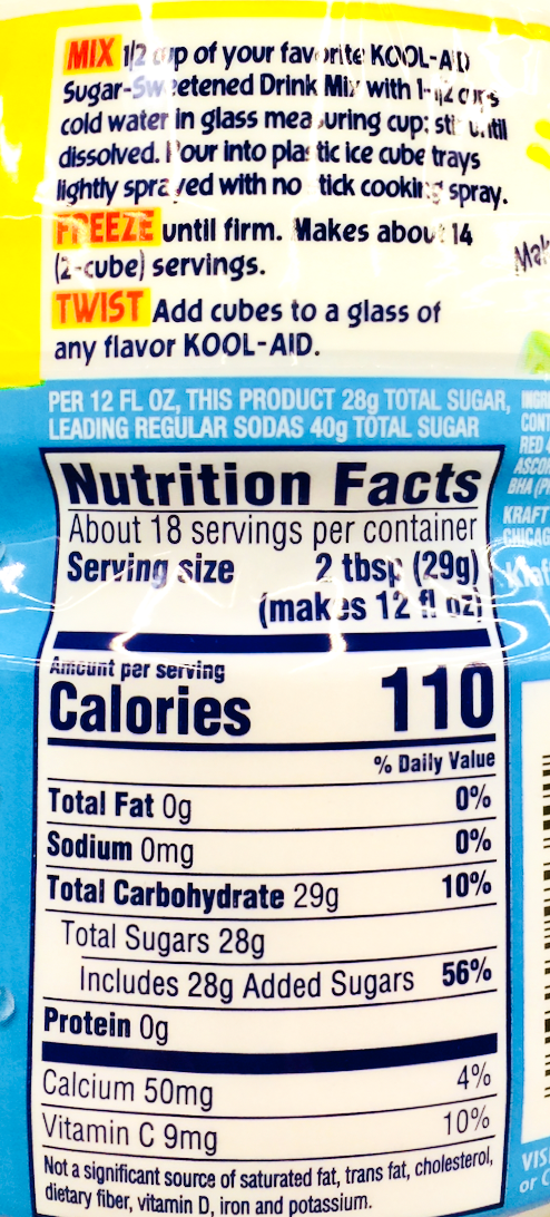 크래프트 Kraft 쿨에이드 트로피칼 펀치 믹스 8Qt (538g)