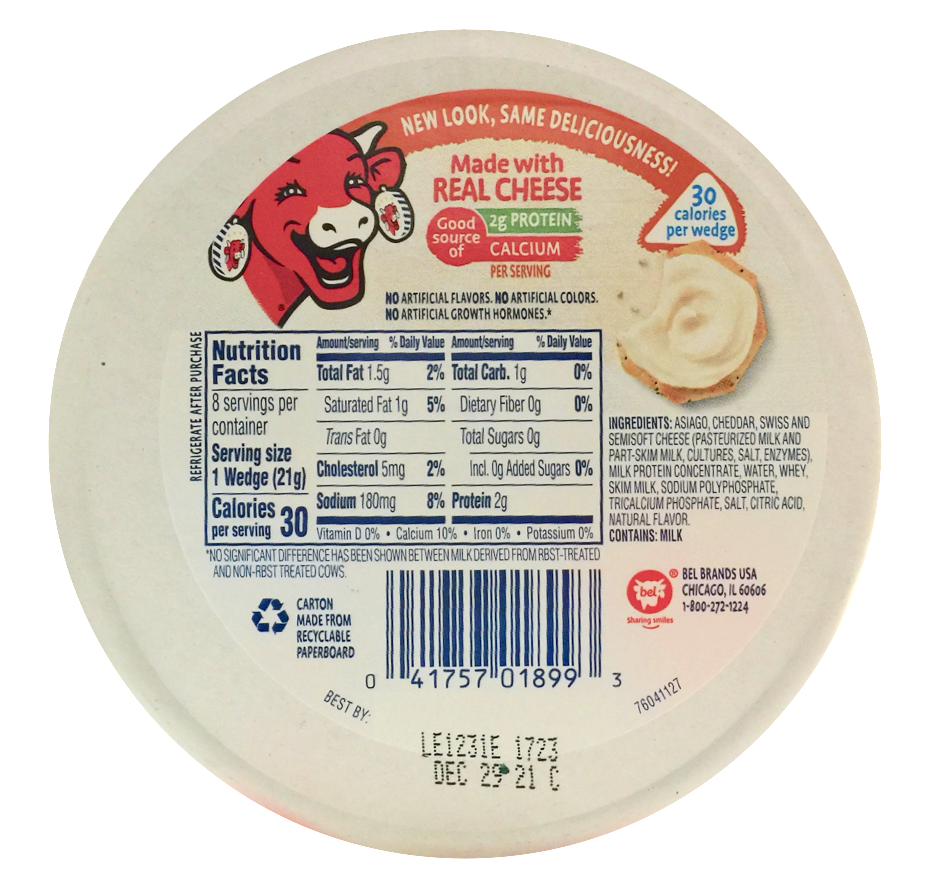 래핑카우 The Laughing Cow rBST-프리 아시아고 치즈 스프레드 170g