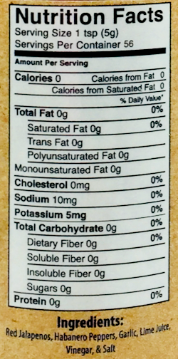 로라 Lola's Non-GMO 슈가/글루텐-프리 0칼로리 핫 소스 300g 2ct (600g)