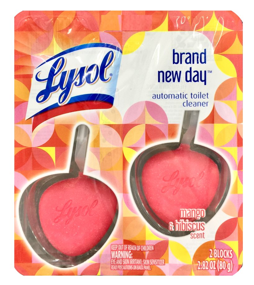 라이졸 Lysol 자동 변기클리너 Mango & Hibiscus 2pc