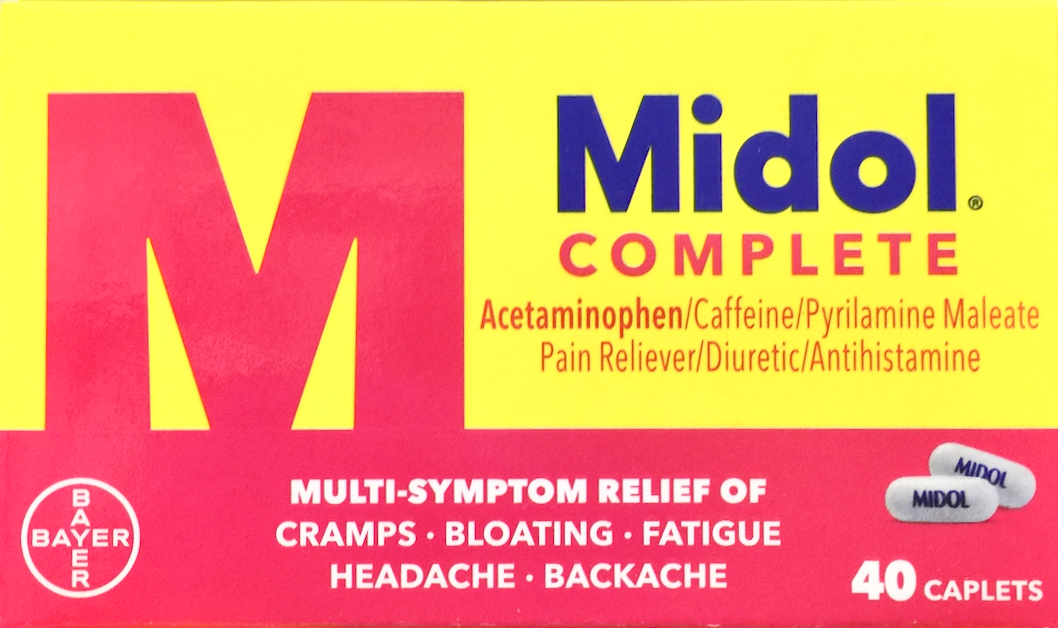 바이엘 미돌 컴플릿 월경 증상 완화 40정