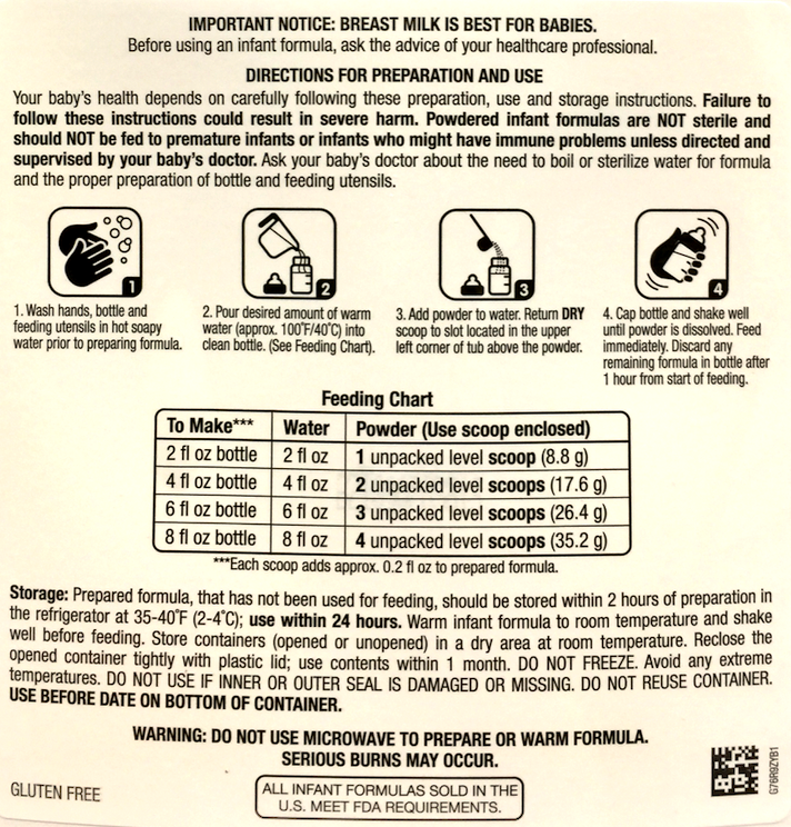 멤버스마크 Member's Mark Non-GMO 어드밴티지 프리미엄 분유 1.36kg