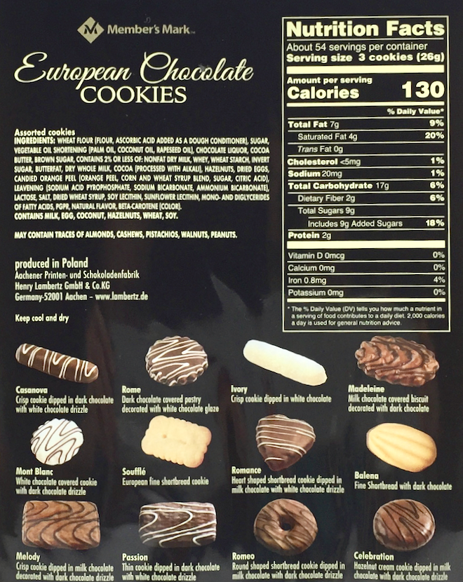 멤버스마크 벨지안 초콜렛 쿠키 1kg